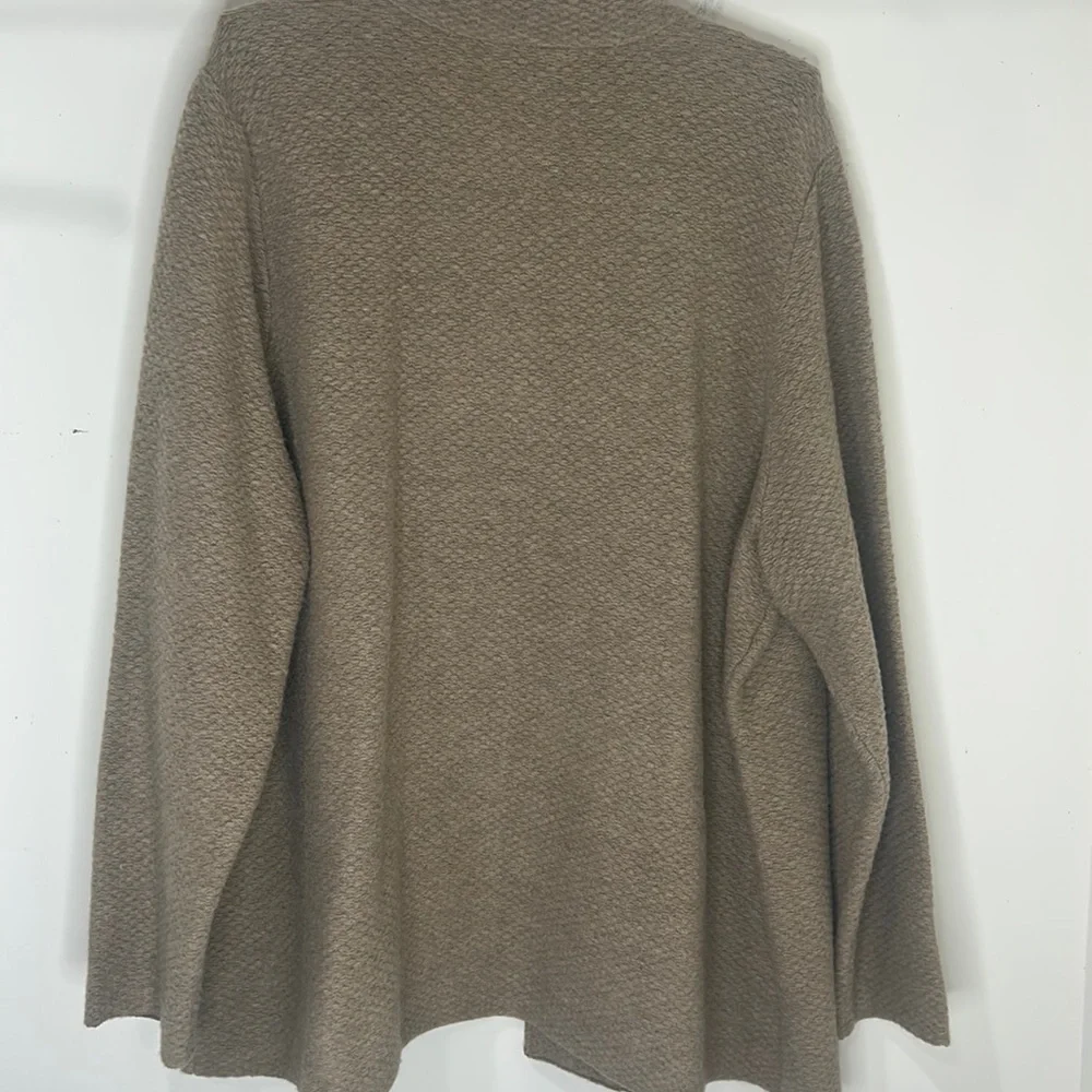 EILEEN FISHER Jacket Felted Merino Lambswool Size 2X. Worn a few occasions. - Picture 15 of 15